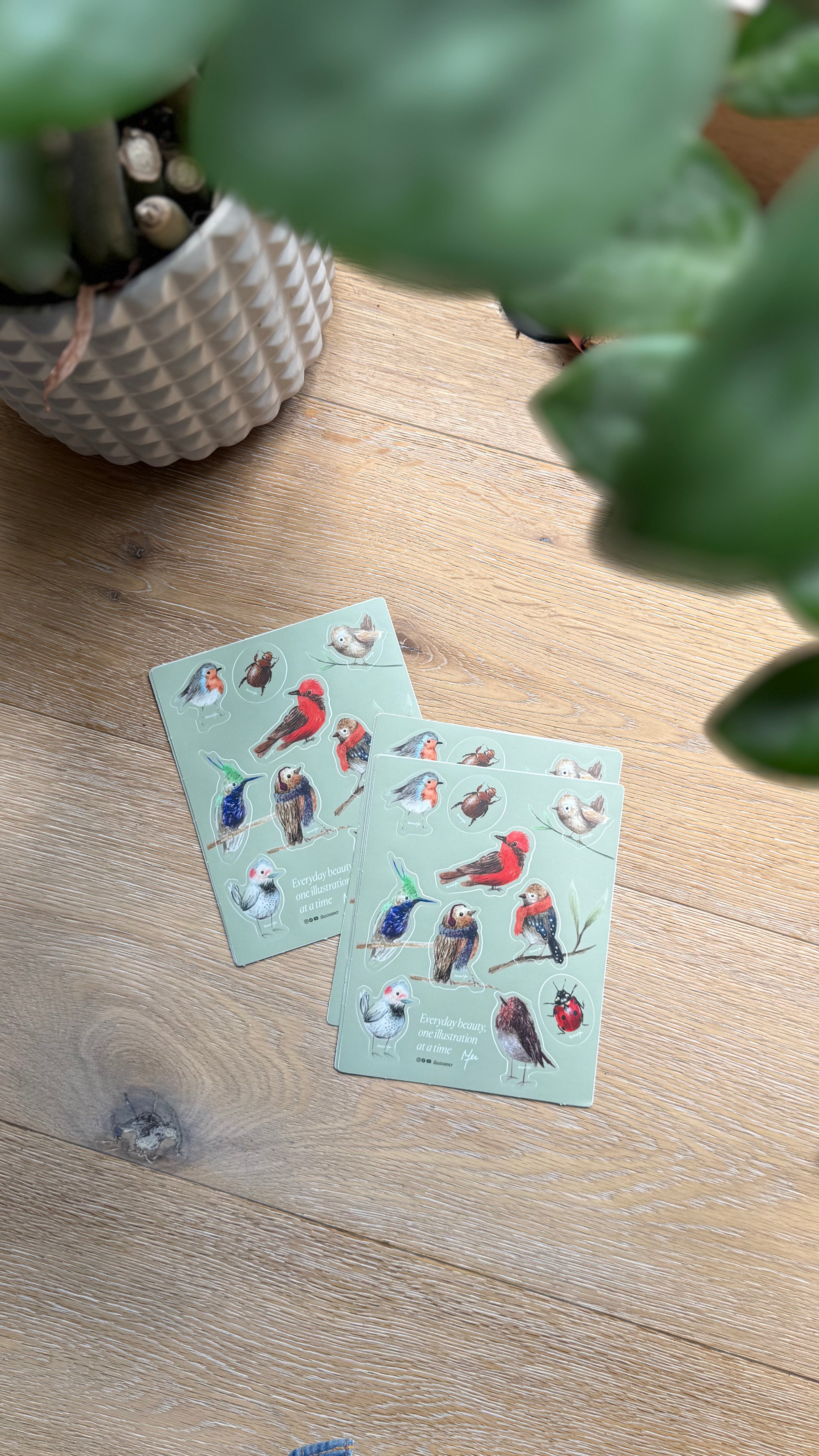 Stickers de aves